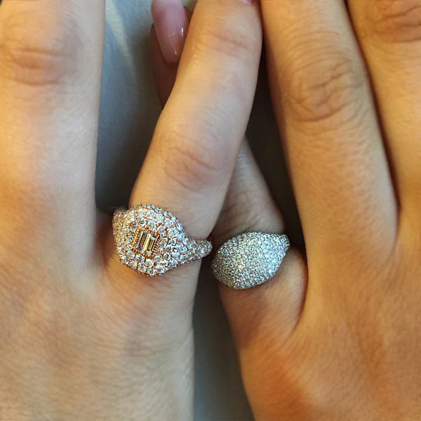 Diamond Pinky Ring - Image 6